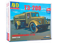 Сборная модель AVD Топливозаправщик Т3-200, 1/43