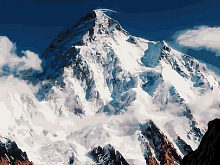 Картина по номерам 40х50 Эверест (24 краски)