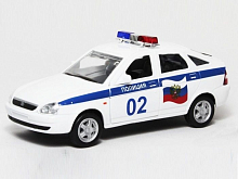 Машина Autotime "LADA PRIORA" полиция 1:36