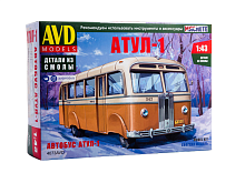 Сборная модель AVD Автобус Атул-1, 1/43