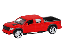 Машина "АВТОПАНОРАМА" Ford F-150 SVT Raptor-2, красный, 1/52, инерция, в/к 17,5*12,5*6,5 см