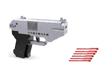 Конструктор CaDA двухствольный пистолет (250 деталей)