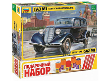 Сборная модель ZVEZDA Советский автомобиль "ГАЗ М1", 1/35
