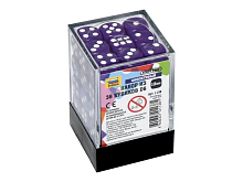 Набор фиолетовых игровых кубиков ZVEZDA "D6", 12мм, 36 шт