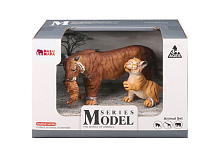 Набор фигурок животных MASAI MARA MM211-106 серии "Мир диких животных": Семья тигров, 2 пр.