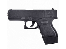 Пистолет металлический Glock 17 mini G.16 14см в/к