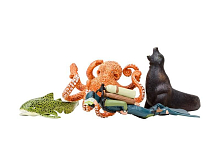 Фигурки игрушки MASAI MARA ММ203-012 серии "Мир морских животных" 4 пр.