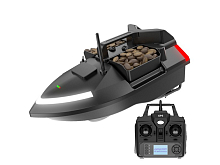 Радиоуправляемый катер для рыбалки Flytec V020 светящийся-желтый GPS 2.4G RTR