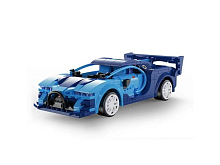 Радиоуправляемый конструктор CaDA спортивный автомобиль Blue Race Car (325 деталей)
